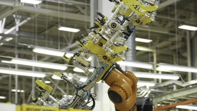 Robôs máquinas industriais